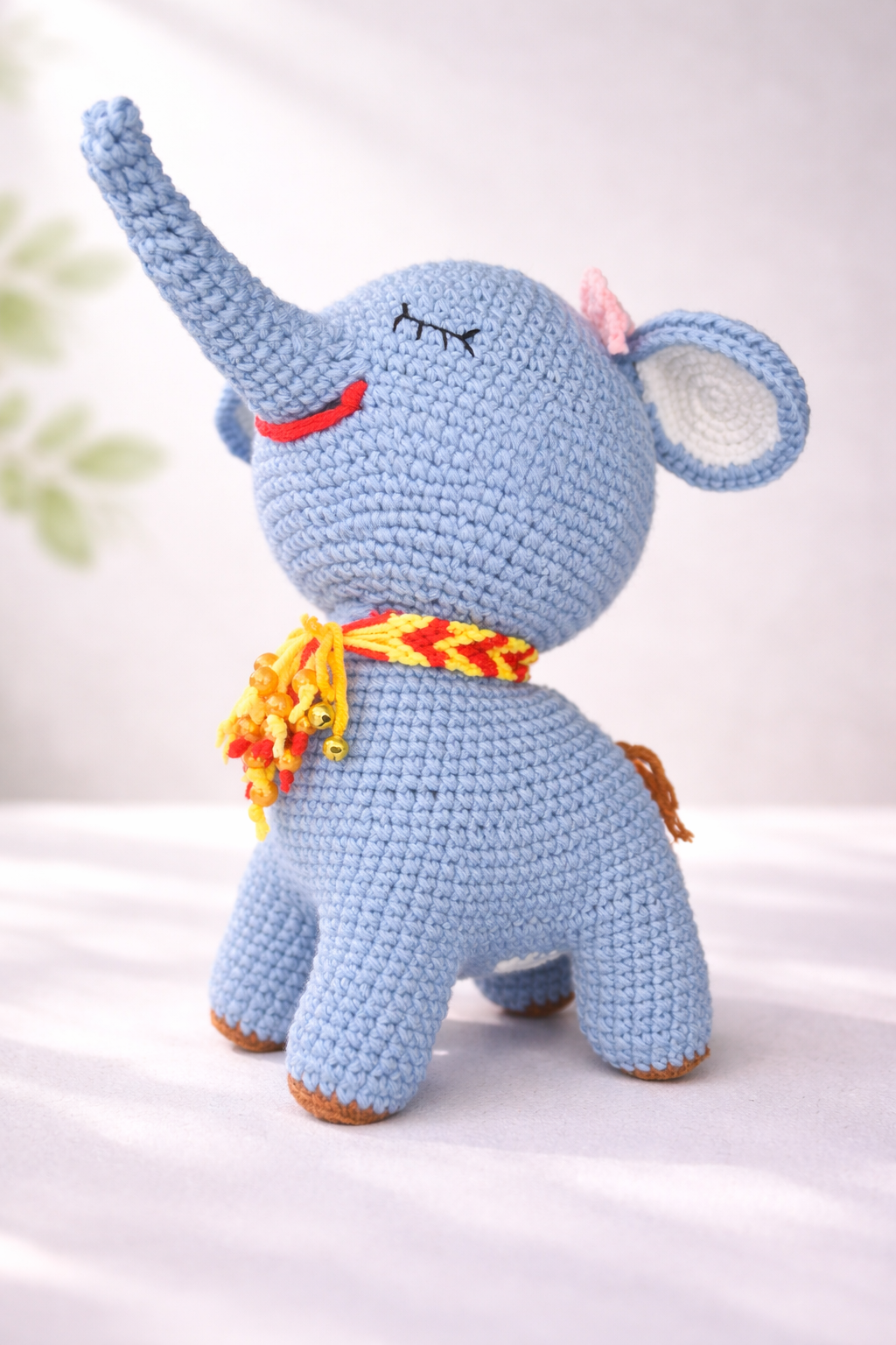 Crochet elephant material topic